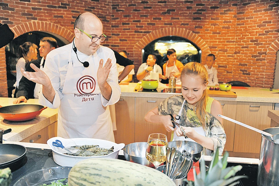 Кулинарные способности детей произвели впечатление на итальянского шеф-повара Джузеппе Д'Анджело.