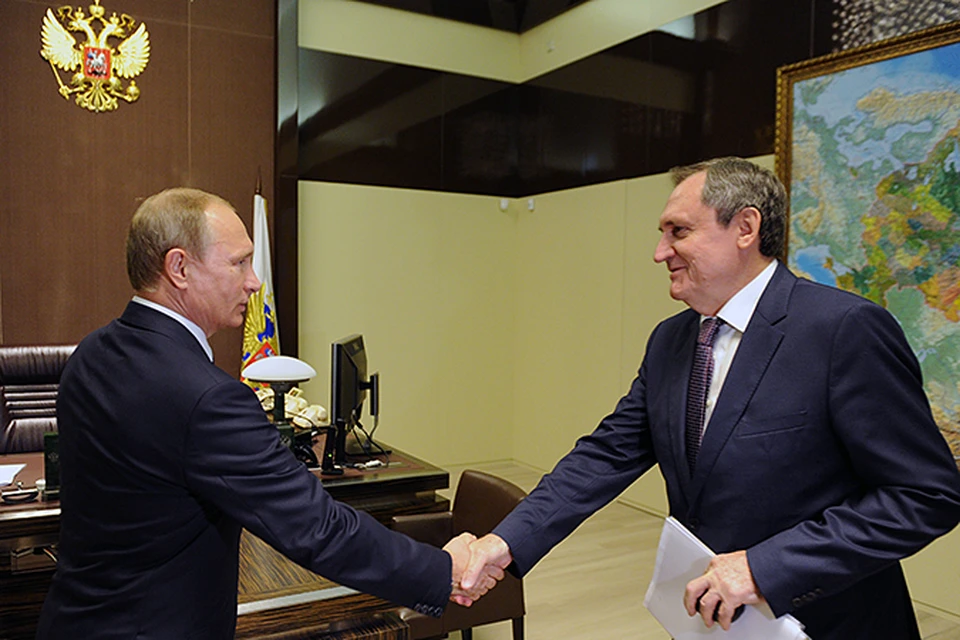 Владимир Путин встретился в сочинской резиденции с Николаем Шульгиновым, всего месяц назад ставшим генеральным директором «РусГидро»