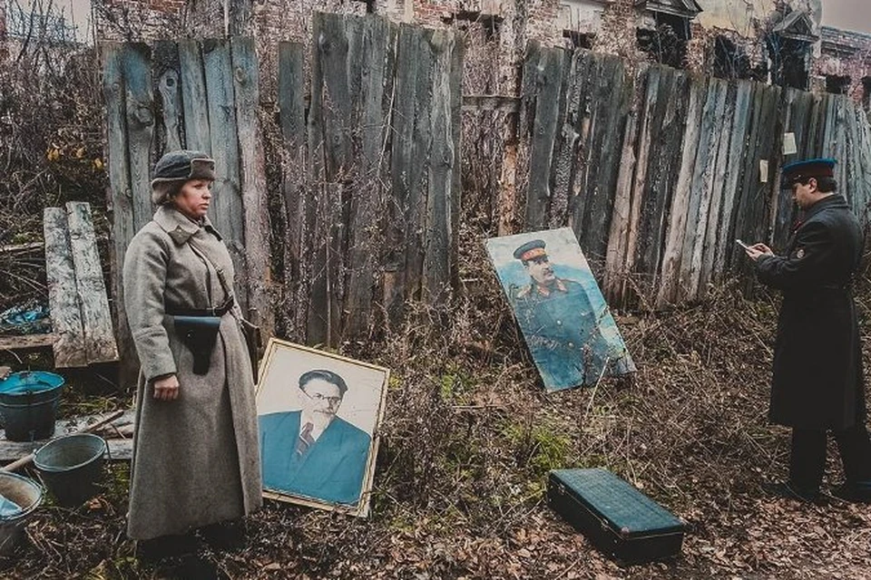 В первый день съемки прошли за Тверцой и на набережной Волги. Фото: АэроТверь