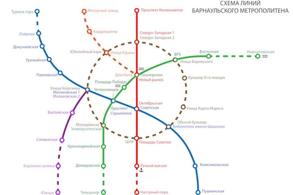 Метро в омске схема сколько станций