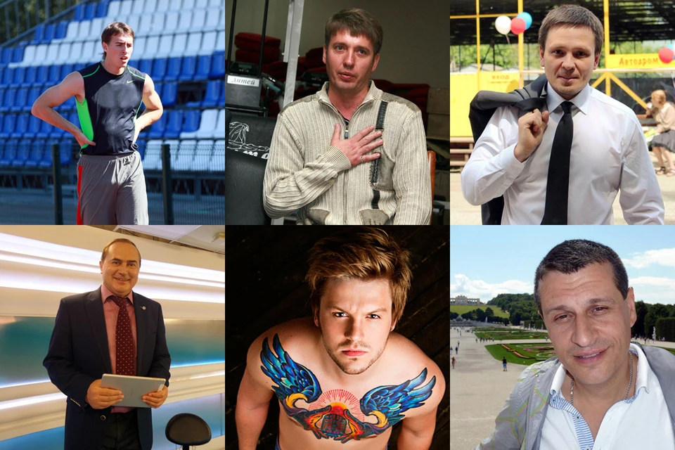верхний ряд слева направо: Сергей Шубенков, Эдуард Тимошенко, Андрей Волков; нижний ряд слева направо: Владимир Токмаков, Арсений Бородин, Лев Шапиро.