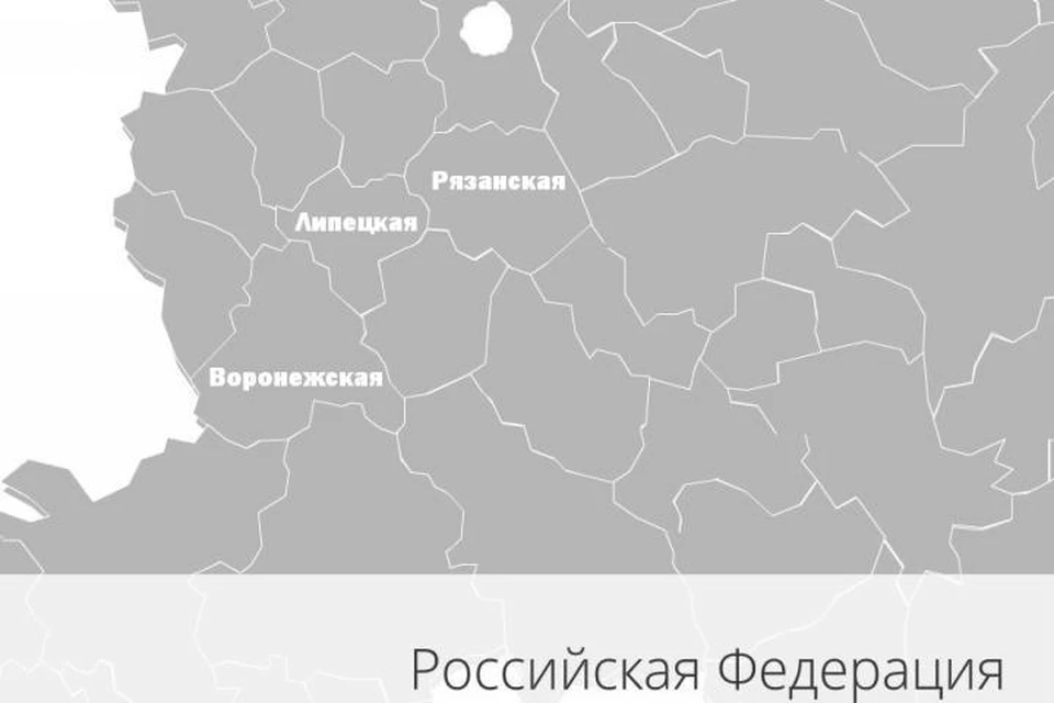 Карта россии воронеж липецк