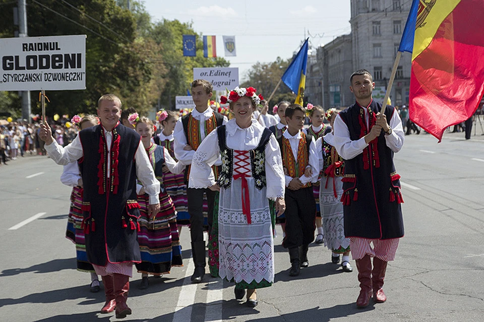 Кишинев во время празднования Дня независимости Молдавии. Фото ИТАР-ТАСС/ Вадим Денисов