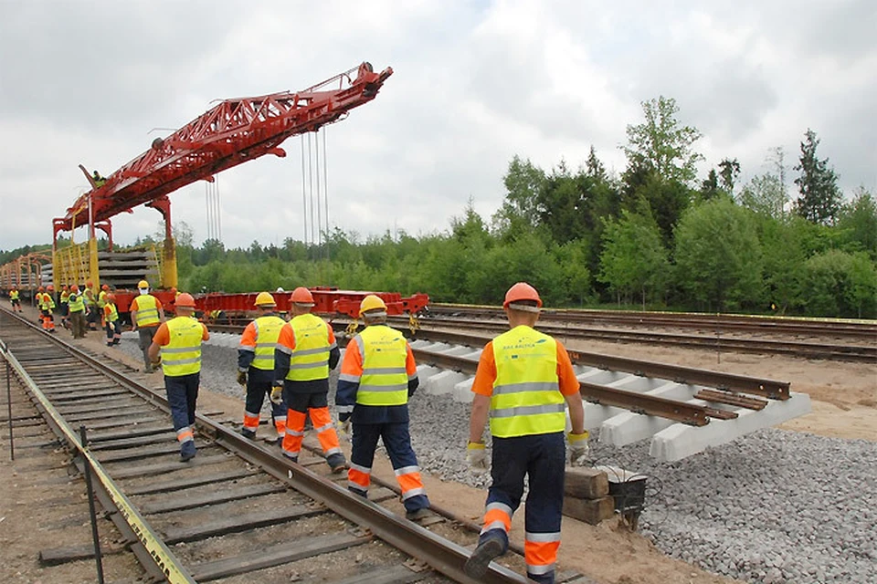 Проект Rail Baltica находится под угрозой срыва. Фото: с сайта railwaypro.com