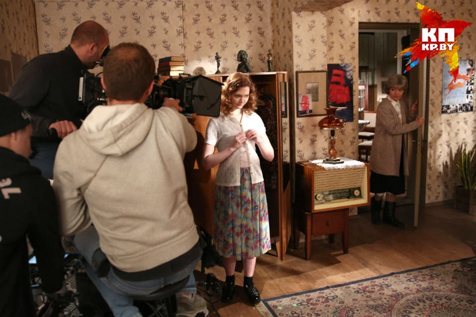 Новый российский сериал в павильоне "Беларусьфильма"