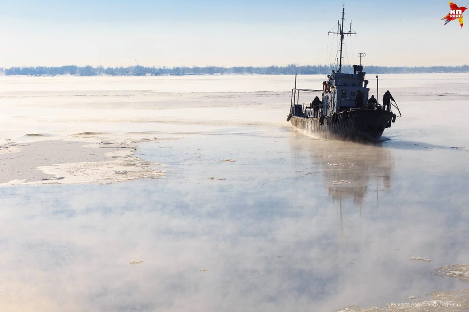 Зимняя Волга завораживает своей красотой.