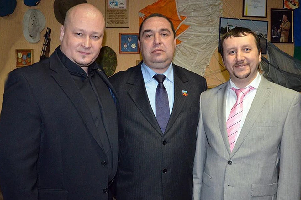 Олег Серов на фото слева, Игорь Плотницкий в центре, Сергей Киреев на фото справа.