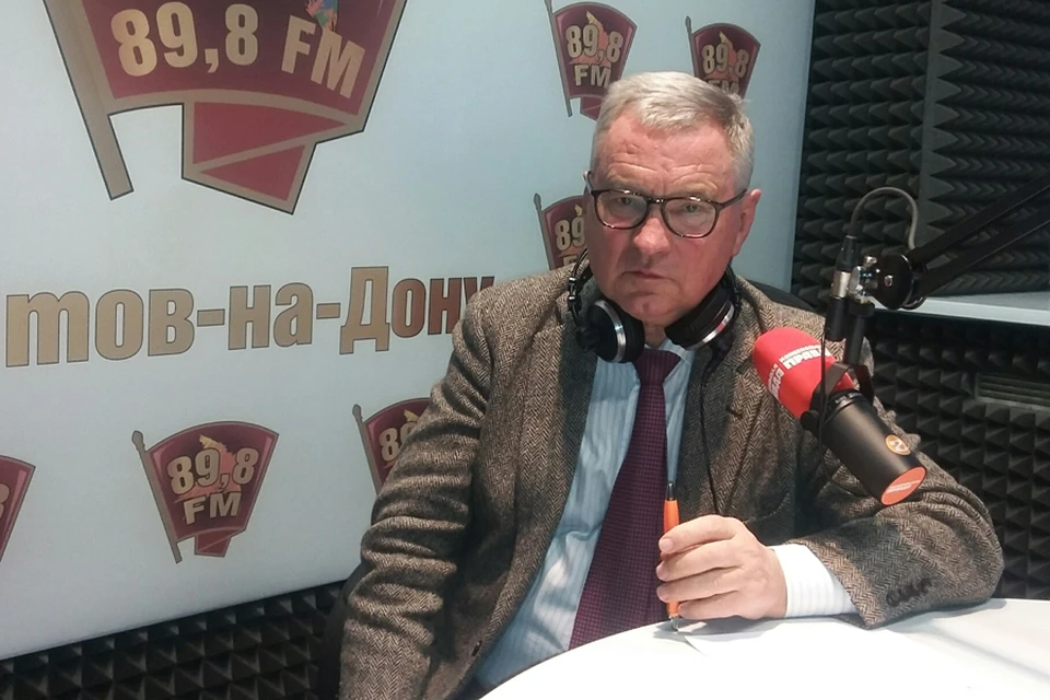 Академик Геннадий Матишов в студии радио "Комсомольская правда Ростов".