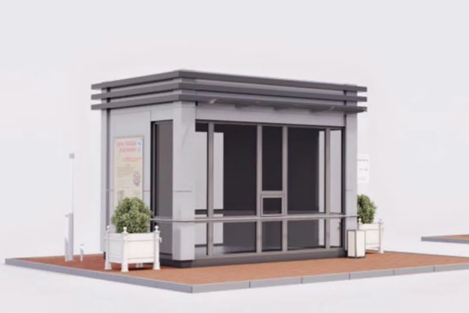 3D-эскизы торговых павильонов