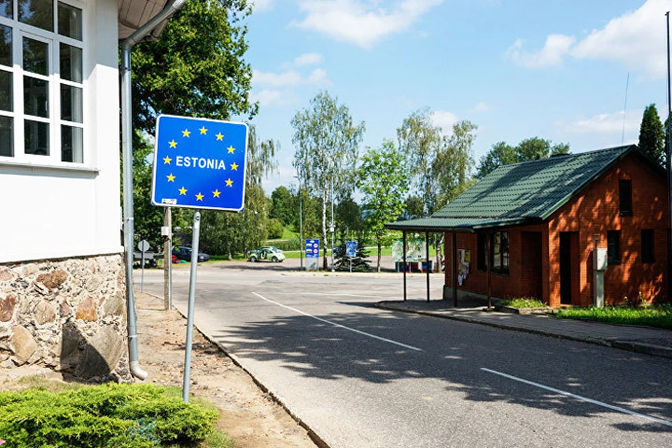 Граница Валка - Валга. Фото с сайта stena.ee