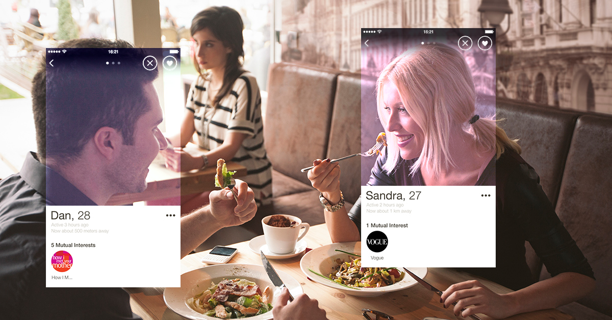 В "happn" отобразится множество профилей людей с фотографиями, указанием их увлечений и количеством ваших встреч