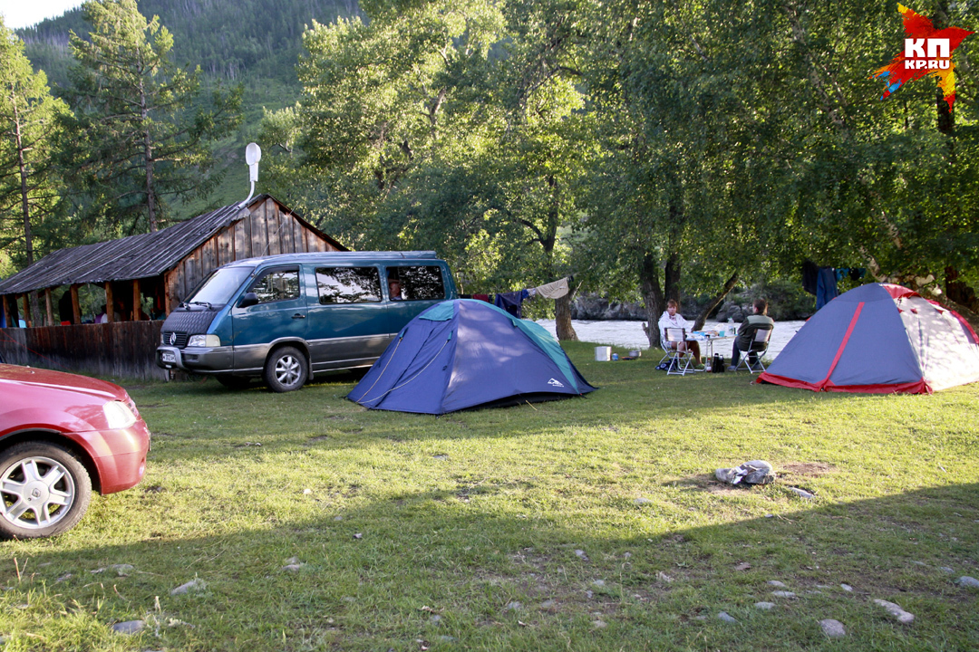 Стоянка на турбазе