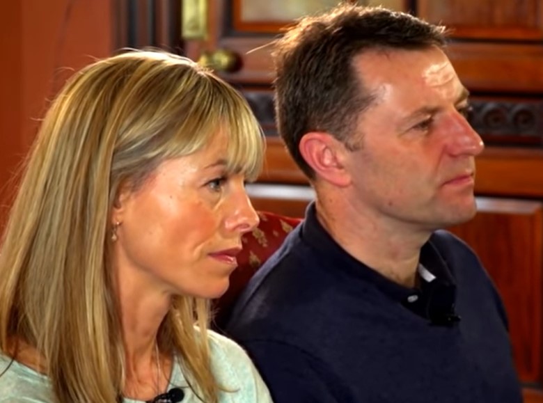 Родители девочки Кейт и Джерри Маккан.