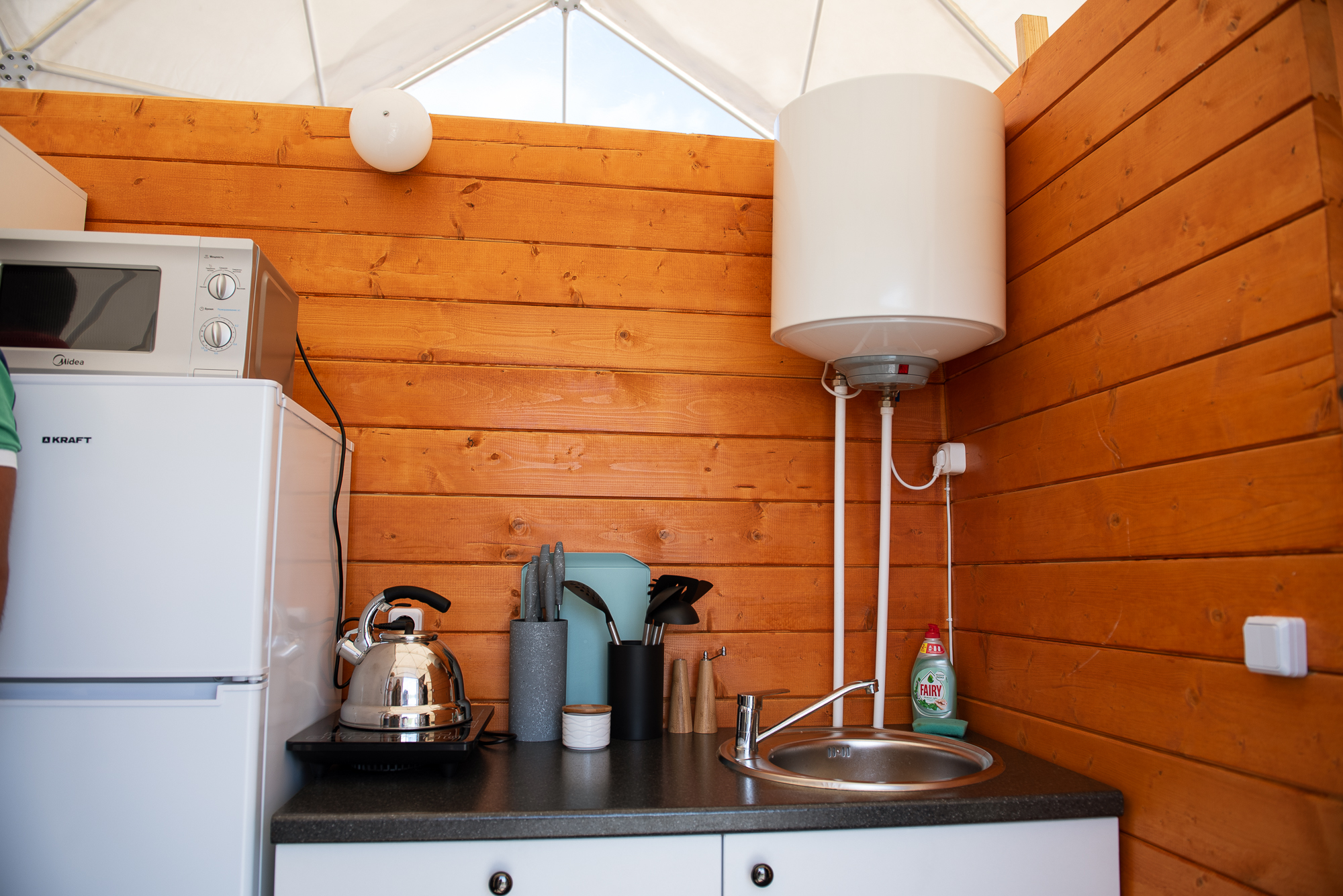 На кухне вся техника