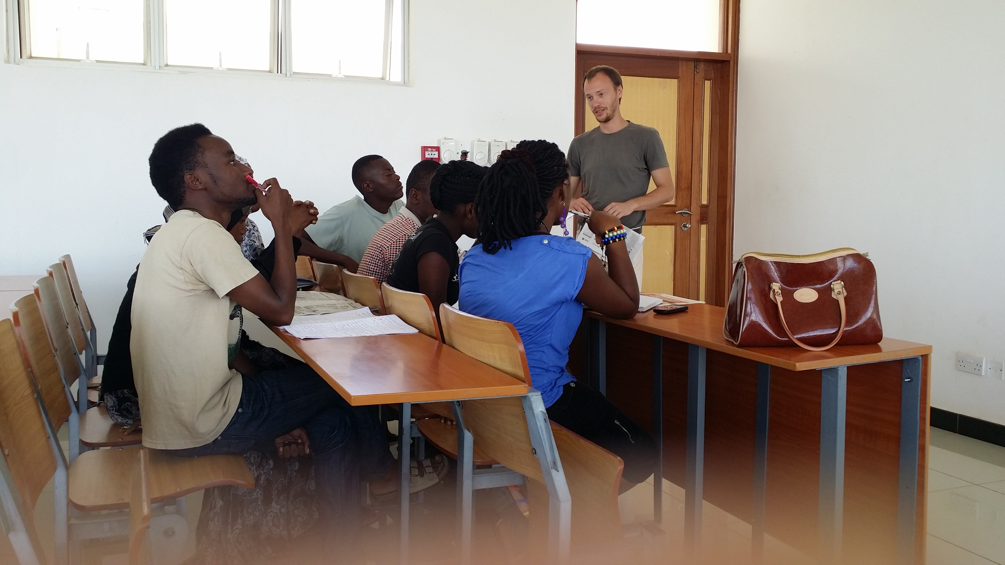 Такой обычно была группа студентов Станислава до коронавируса. Фото: предоставлено Станиславом Белецким