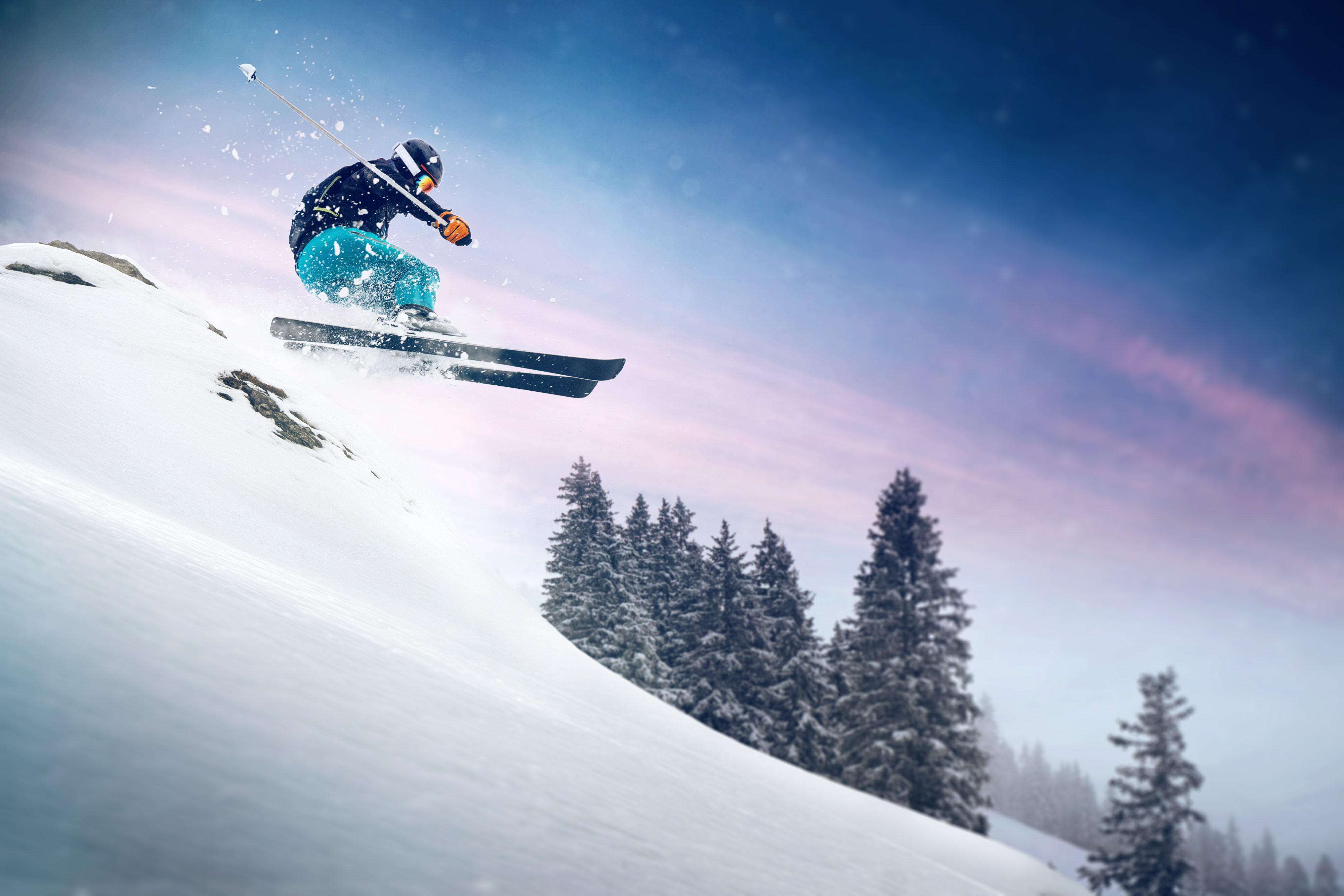 В отличие от коньков и лыж беговых, горные лыжи могут быть дополнительно полезны для тренировки вестибулярного аппарата