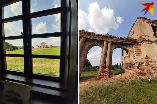 В Ружанах идет реконструкция дворца Сапегов.