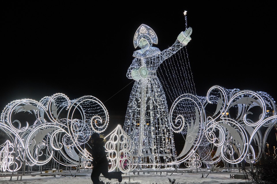 Праздничная иллюминация.