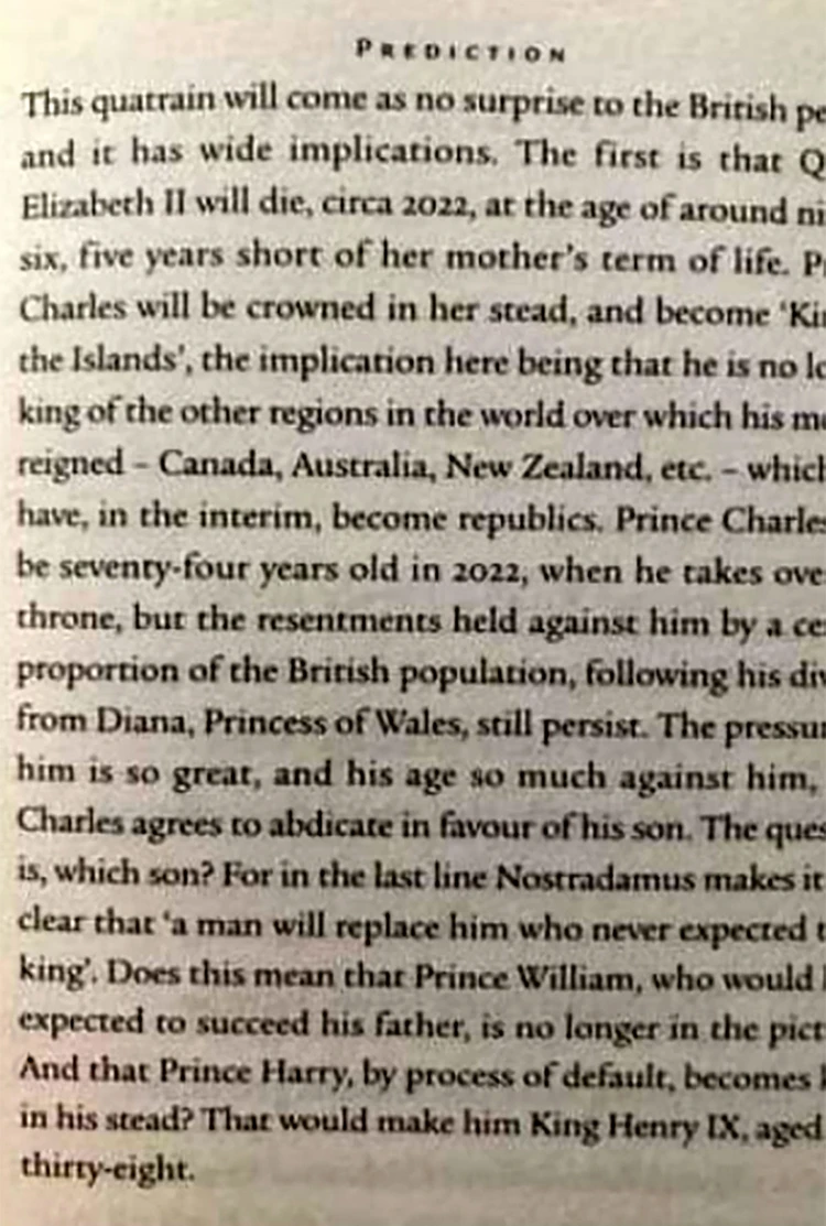Королевы не станет в 96 лет: В стихах Нострадамуса обнаружили предсказание  смерти Елизаветы II - KP.RU