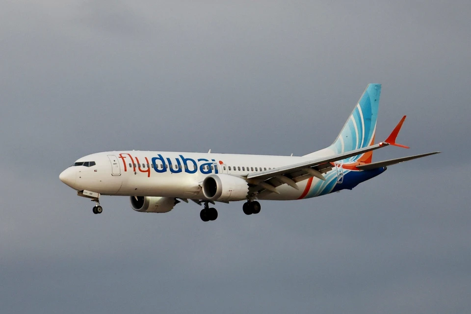 Самолет авиакомпании FlyDubai. Фото: Jamal Awad/dpa/Global Look Press
